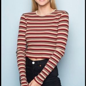 Brandy Melville Long Sleeve Striped Shirt